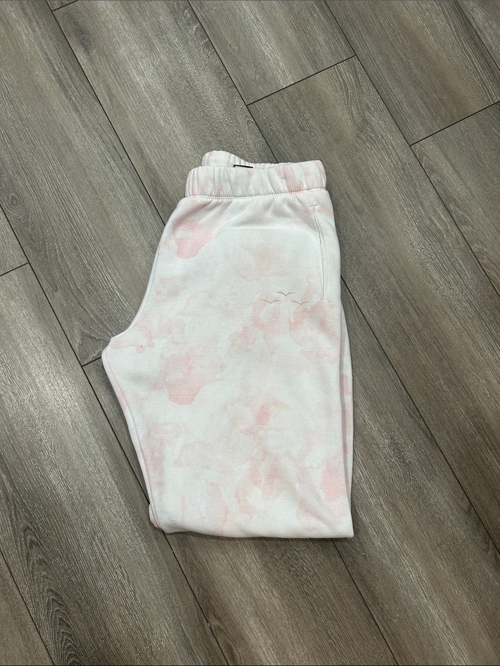 Women's Pink Tie-Dye Jogger Sweatpants